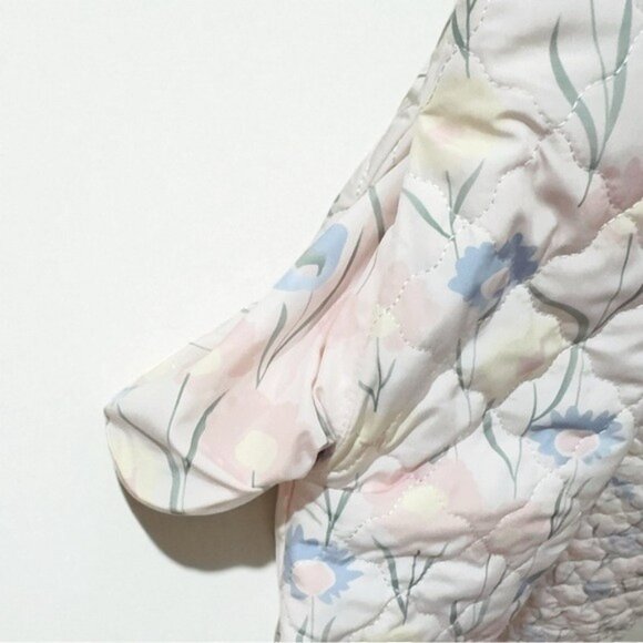 NWT En Saison Pastel Floral Print Quilted Maxi Dress Pink Multi - Picture 7 of 7